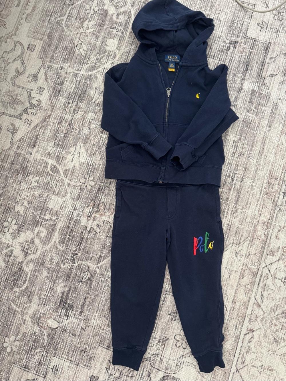 Polo Ralph Lauren Toddler 2-Piece Fleece Sweatsuit Set | Navy | 3T